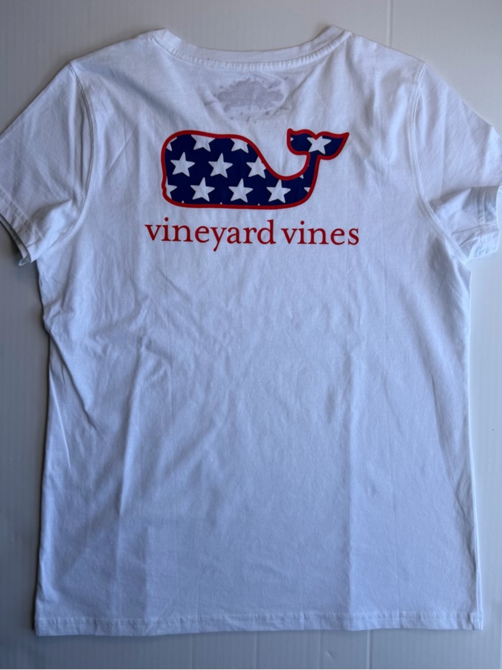 Vineyard Vines Women’s White Tee Size M New w/ Flaws